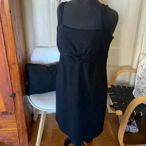 Ann Taylor a little black empire waist stretch dress 12